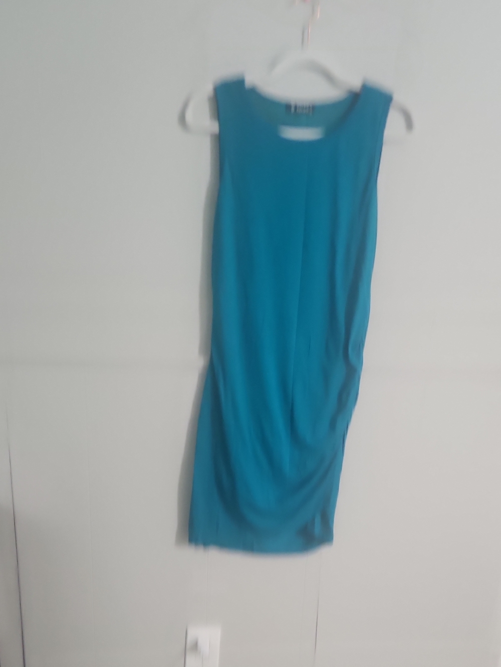 Sleek Sleeveless Teal Midi Dress - Modern Women's Dress